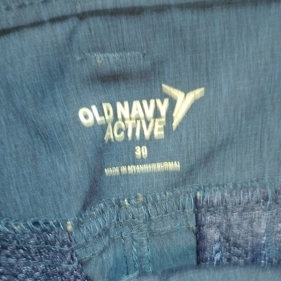 Old Navy Blue Flat Front Tailored Shorts - Picture 2 of 3